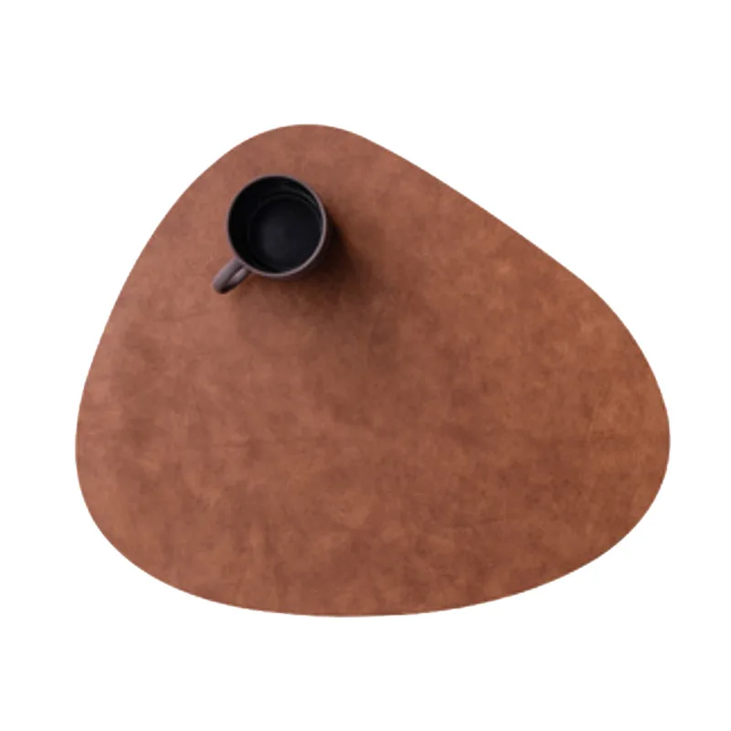 Wholesale Cowhide Patterned Special Placemat Home Waterproof And Oil-Proof Western Placemat