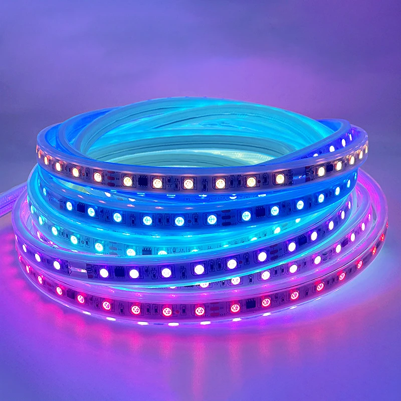 Комплект светодиодных лент RGB Волшебная Мечта Цвет Гибкая Водонепроницаемая уличная смарт-лента 10 м Светодиодная лента 5050 IP68 светодиодные полосы с светодиодным Драйвером