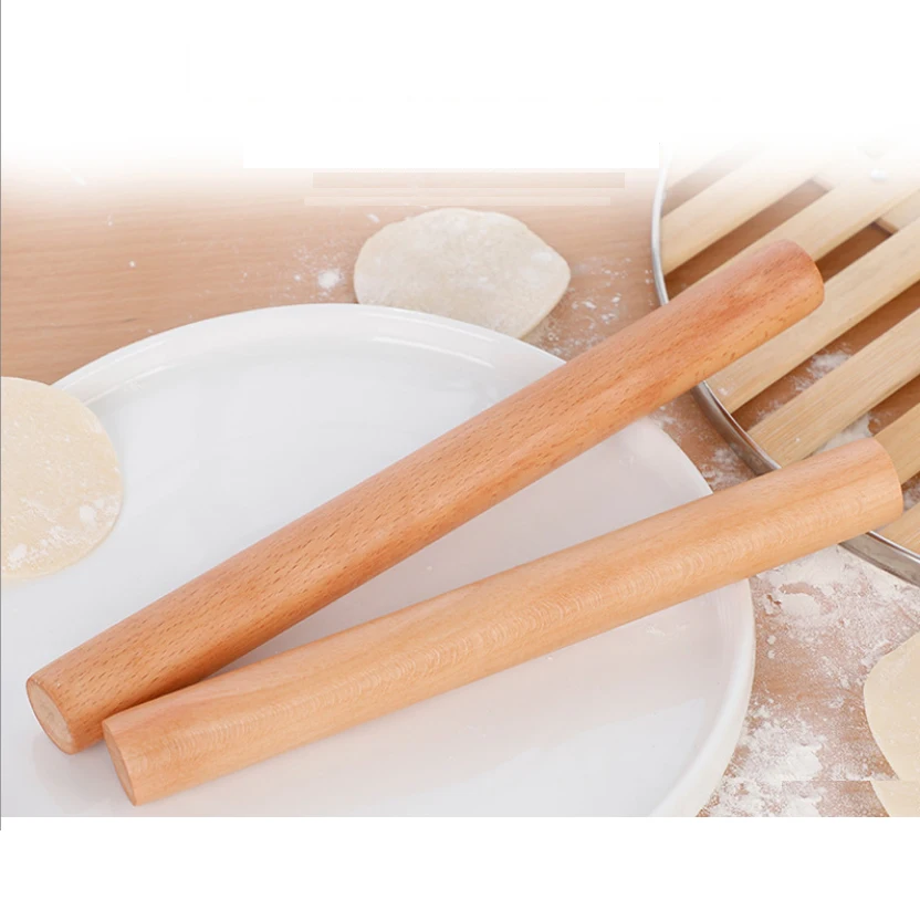 40cm Wooden Rolling Pin Beech wood Rolling Pin