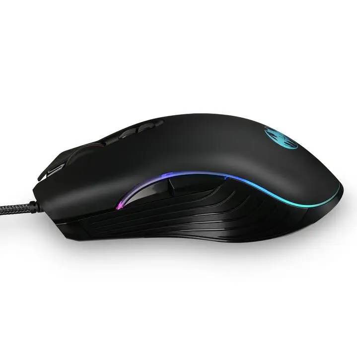 Оптовая продажа USB Проводная 7D 7200 точек/дюйм макро Программирование RGB светодиодная подсветка оптическая игровая