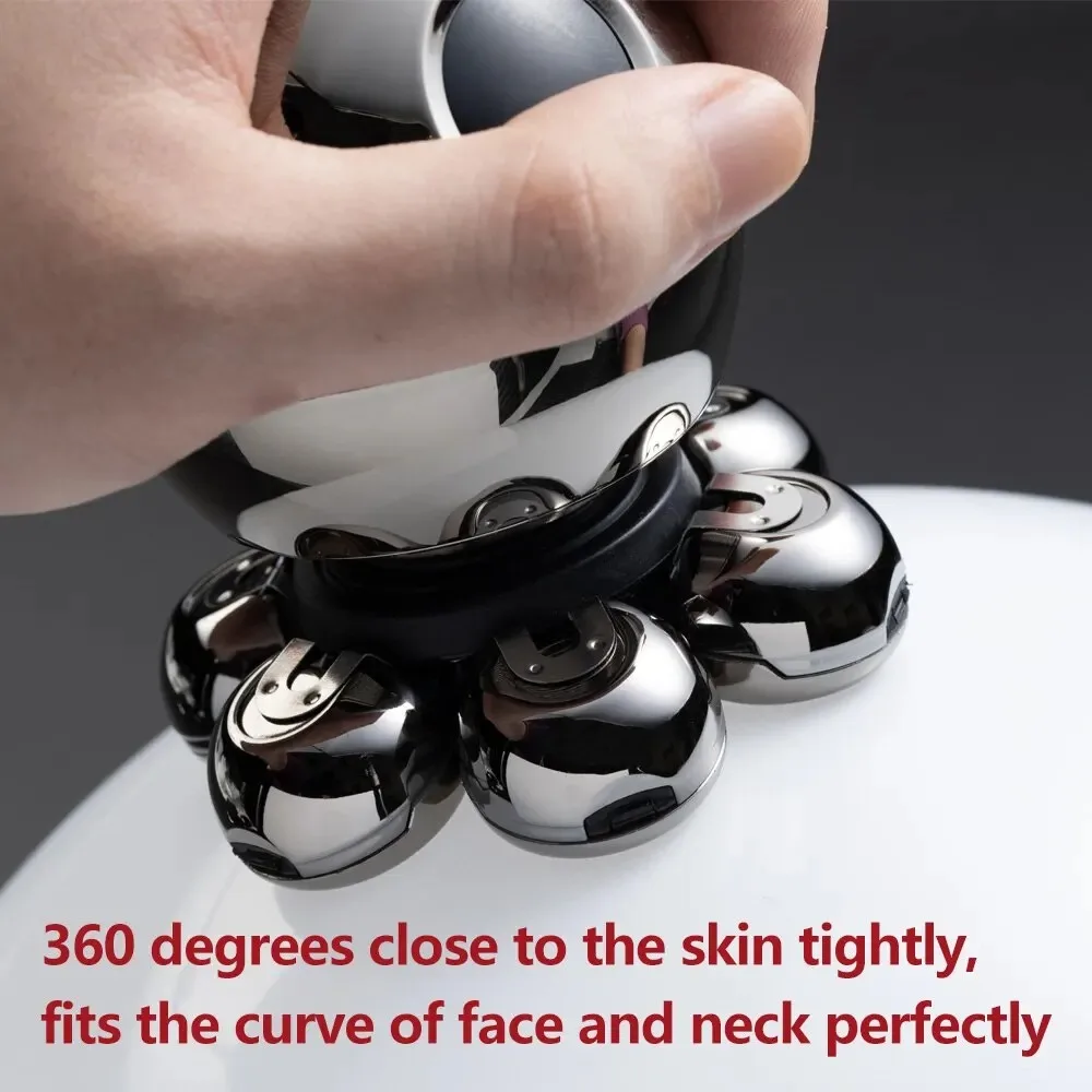 7D Detachable Floating Rechargeable Men Beard Trimmer  Skull Electric Razor For Men head Shaver