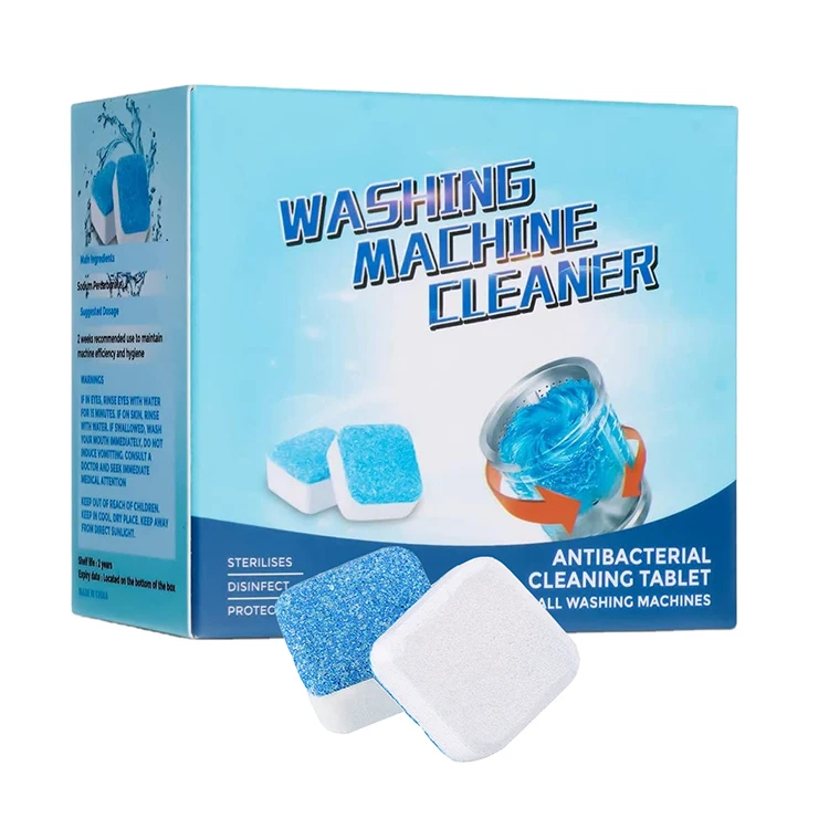 Washing Machine Cleaner | Removes Odors & Grime from Front & Top Loader Machines, Including HE machine cleaning tablets