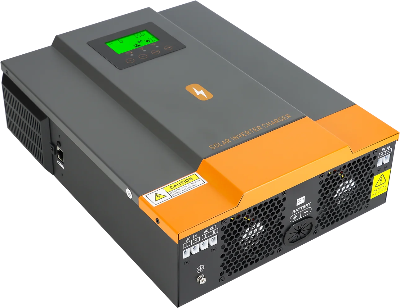 PowMr 1.6KW 12V 3KW 24V AC 230V All in One Solar Inverter Max PV 400V Single Phase Solar Inverter Charger