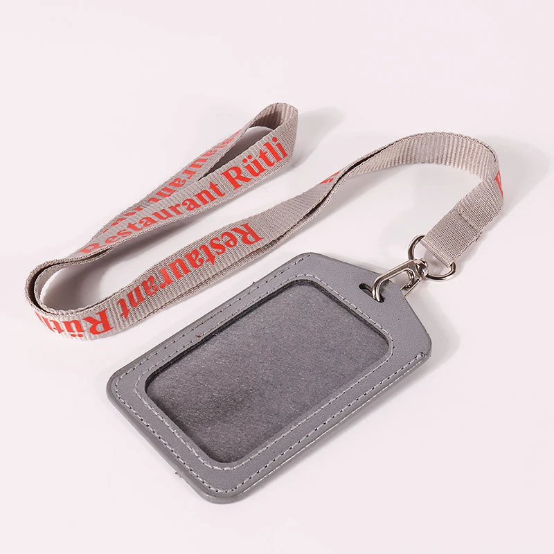 Customize LOGO Direct Manufacturers Jacquard Ribbon Hang Rope Hanging With Work Permit