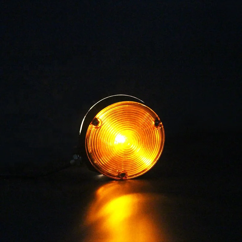 Super bright Vehicle Car truck trailer plastic frame 12v 24v bulb amber double faces trailer tail light