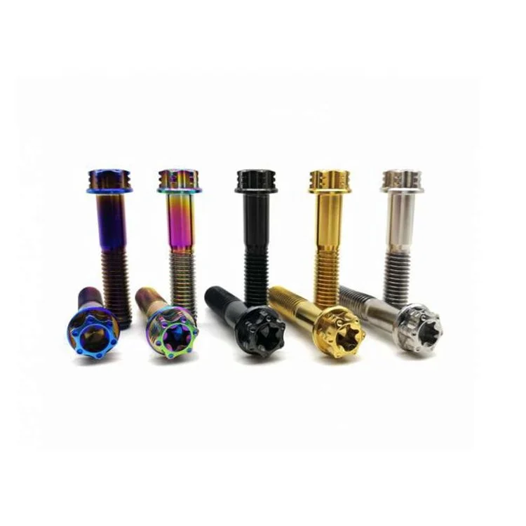 OEM fastener titanium 12 point flange bolt M5 M6 M7 M8 M10 M12