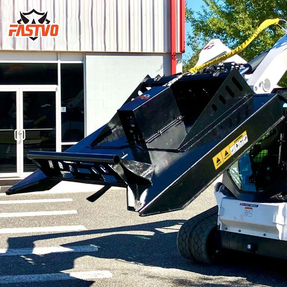 Skid Steer Front Attachments Mini Skid Steer Mulcher Brush Cutter