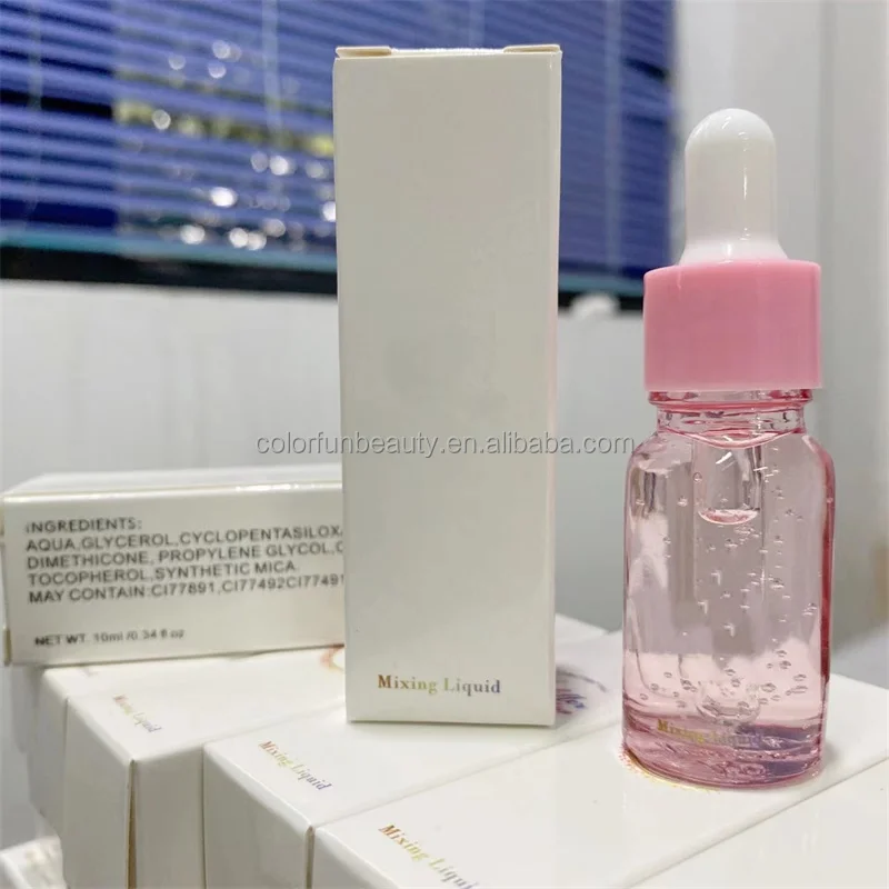 Low MOQ Eyeshadow Glitter Glue Mixing Medium Makeup Gel Private Label Pigment Mixing Medium
