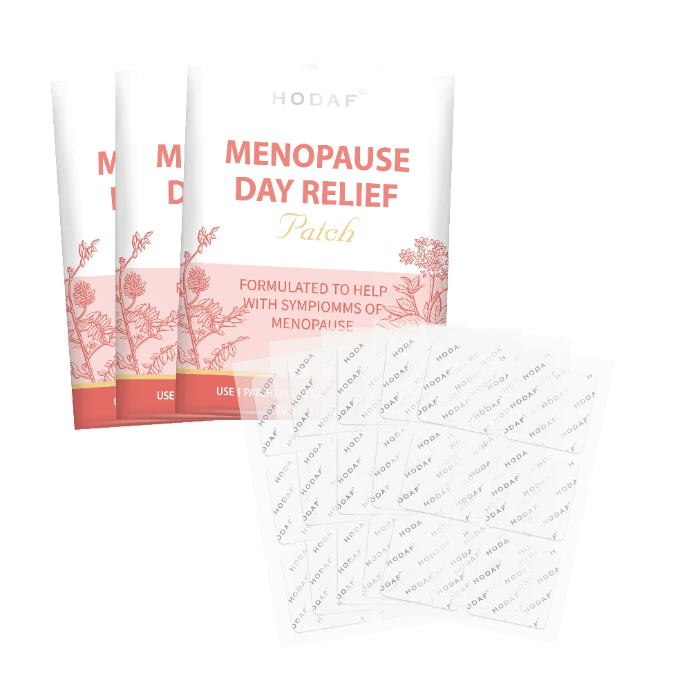 HODAF Natural Helps Relieve Hot Flashes Exhaustion Irritability Menopause Relief Patch