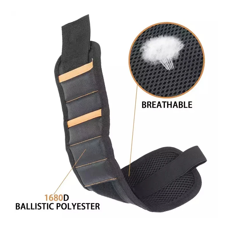 OEM Wrist Strap Fathers Handyman Electrician Gifts Magnetic Wrist band with Super Strong Magnets Holds Screws Nails Drill Bit