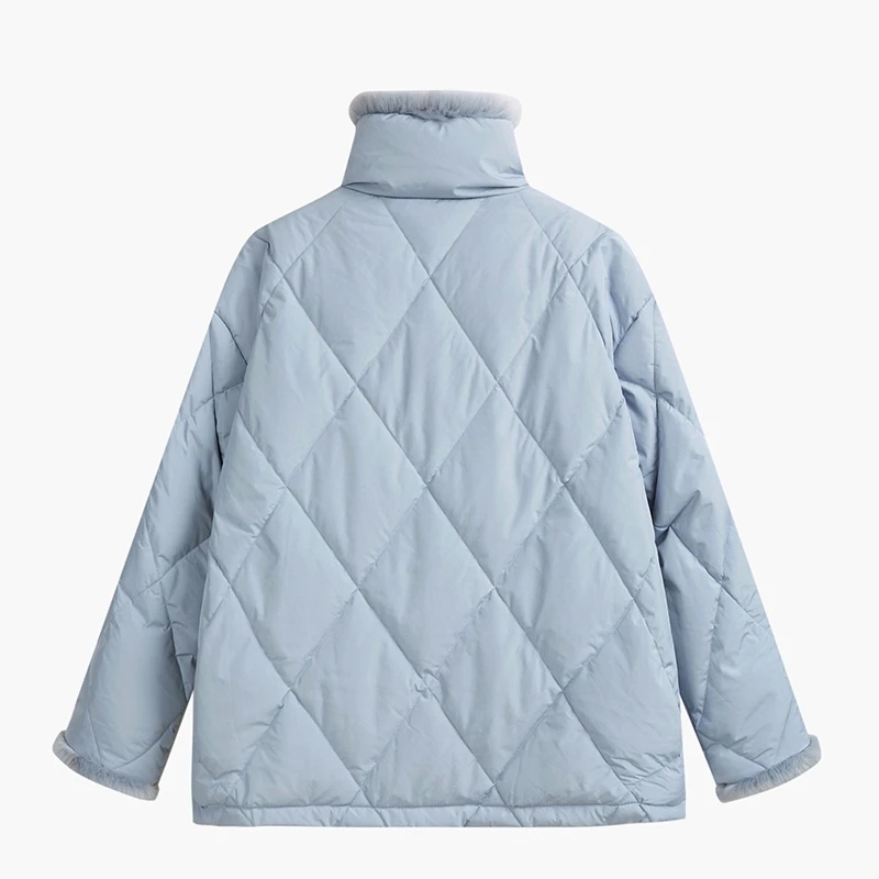 Stylish Women Short Down Jacket Women Winter  Sweet Coats Water Mink Down Jacket