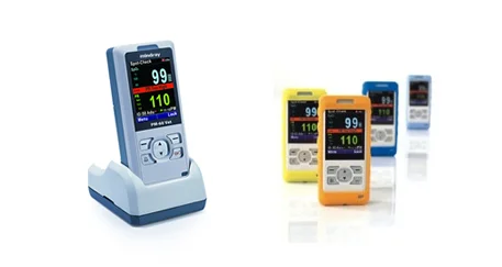 Mindray PM60 Vet Portable Handheld Pulse Oximeter Precise Monitoring CE Approved For Big Tiny Animal 2.4 Inch color TFT Screen