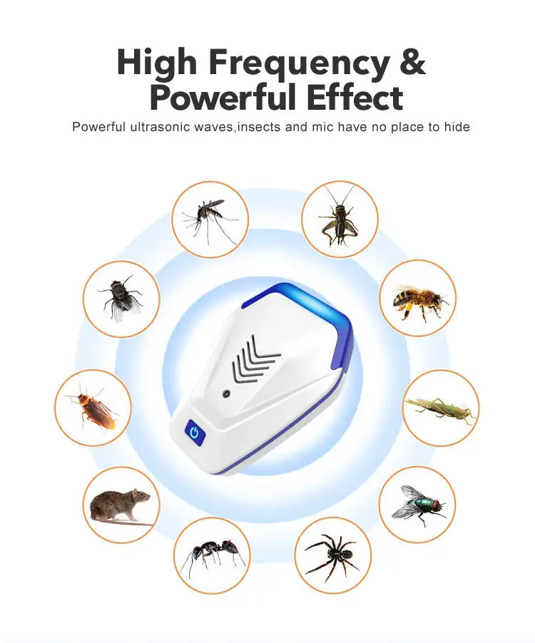 Made In China Dependable Quality Ultrasonic Repeller Variable Frequency Mosquito Repellent