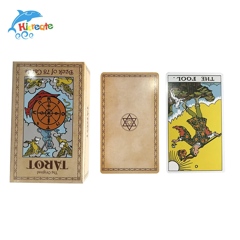 Wholesale Printing Affirmation Cartas Custom Motivational Inspirational Positive Oracle Decks Game Tarot Cards With Guidebook