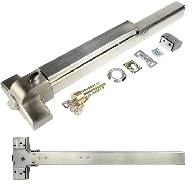 Горячая 65 см 80 100 нержавеющая сталь 304 бар паники двери пожарного выхода пуш-ап адвокатского сословия и замок устройства анти