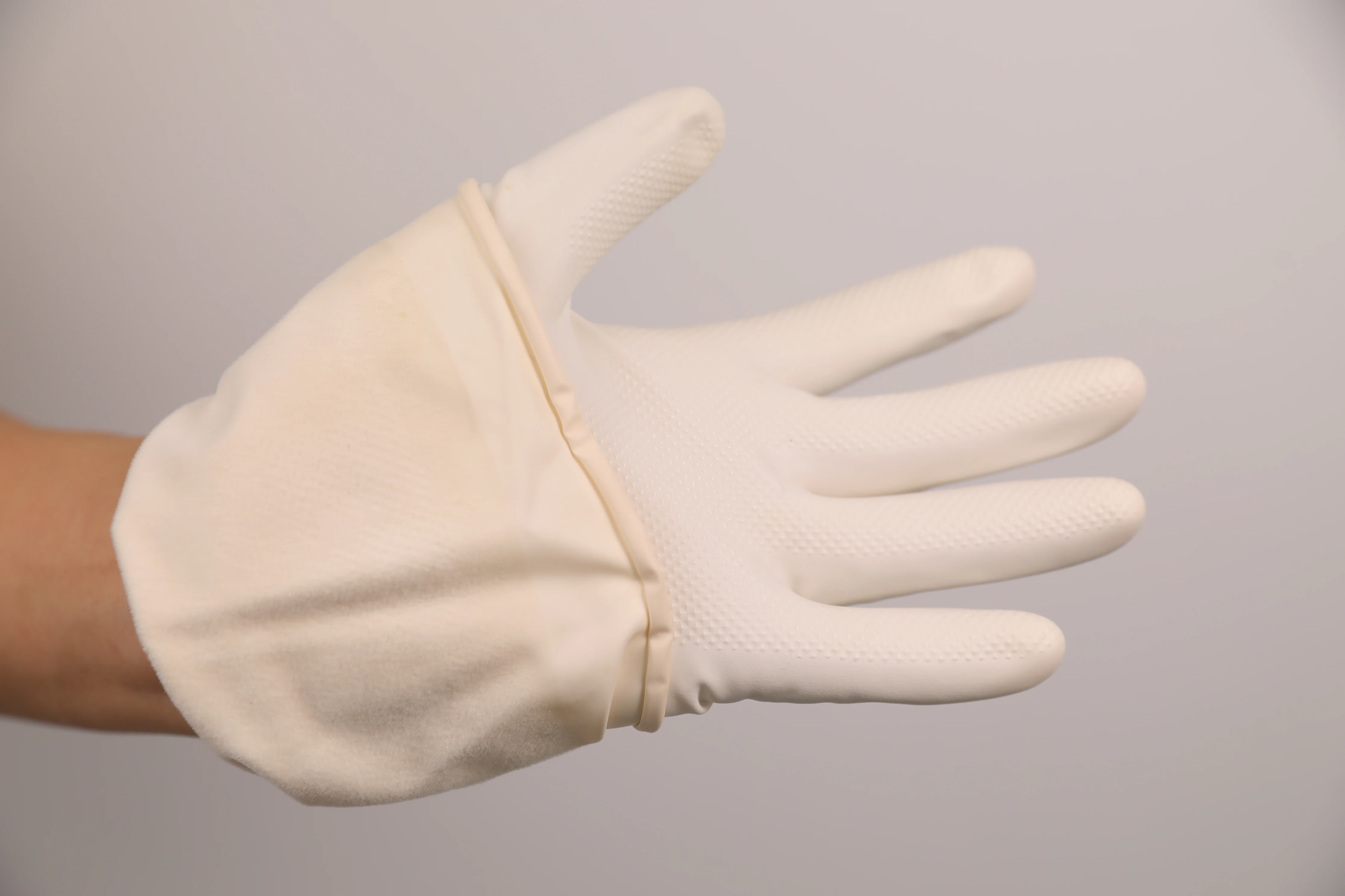 Safety Free Sample  Disposable Wholesale High quality Green  HouseHold Rubber  Waterproof Nitrile Gloves