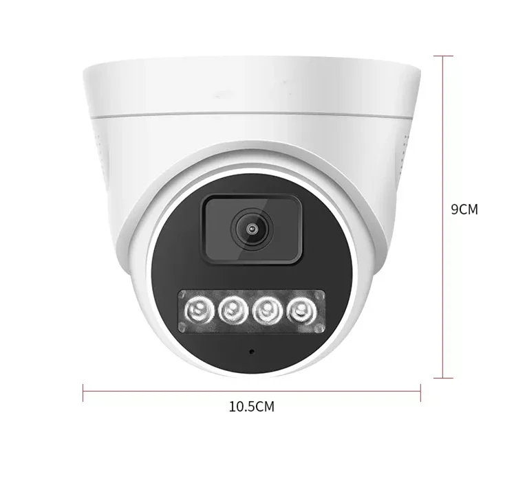 Полноцветная ip-камера для помещений с аудио poe Шэньчжэнь система домашней безопасности cctv 5mp купольная