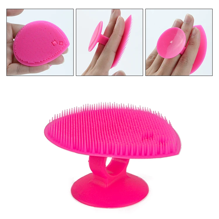  4pcs 6pcs Beauty Skin Care Wash Face Silicone Brush Facial