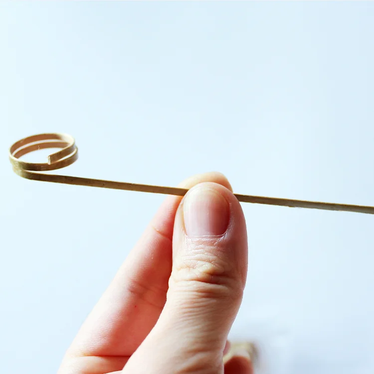 Jimao кольцевая нить оптовая продажа зубочистка из натурального бамбука