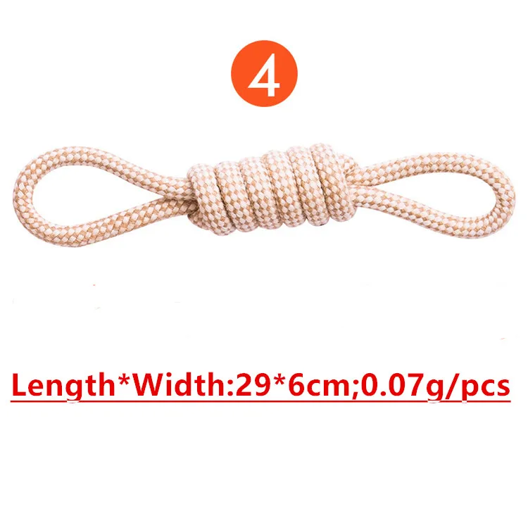 
Pet Supply Natural Non-Toxic Rope Dog Toys Dog Teething Chew Toy 