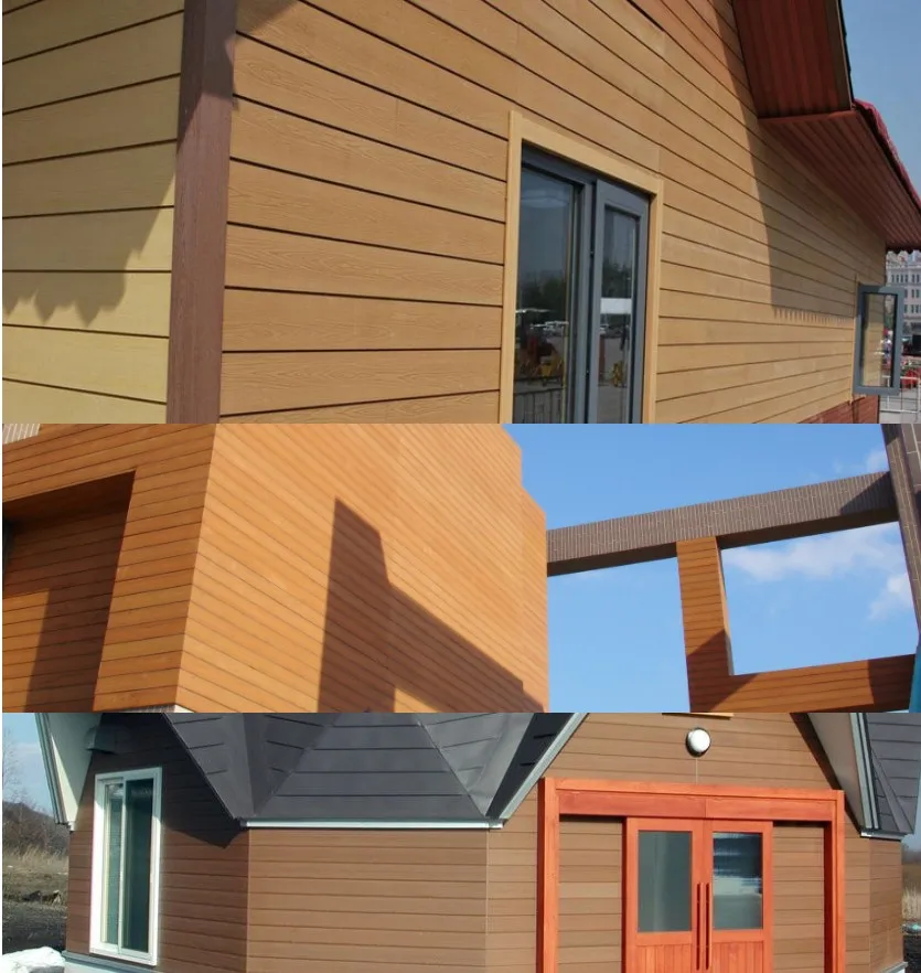 Wpc waterproof exterior wall panels outdoor facade panel cladding
