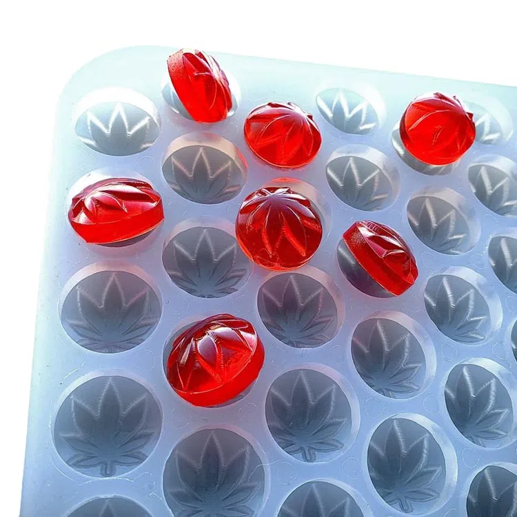 Custom gummy bear mold silicone clear gummy bear candy molds gumdrop jelly molds