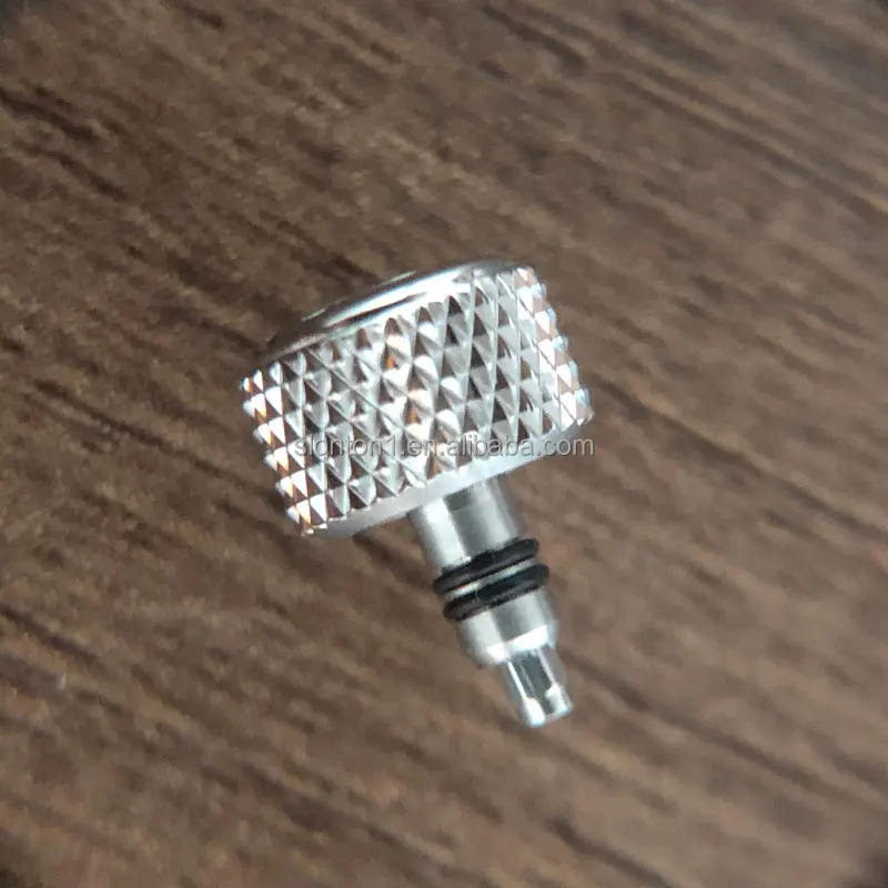 316L stainless steel SKX watch crowns screw down knurled crown
