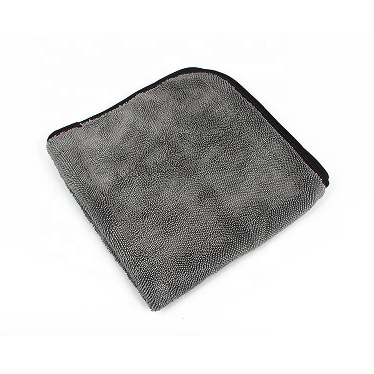 Twist Pile 600 GSM Microfiber Quick Drying Super Absorbent Towel / Scratch Free Car Care Cleaning Cloth / Lint-Free Wash Rag