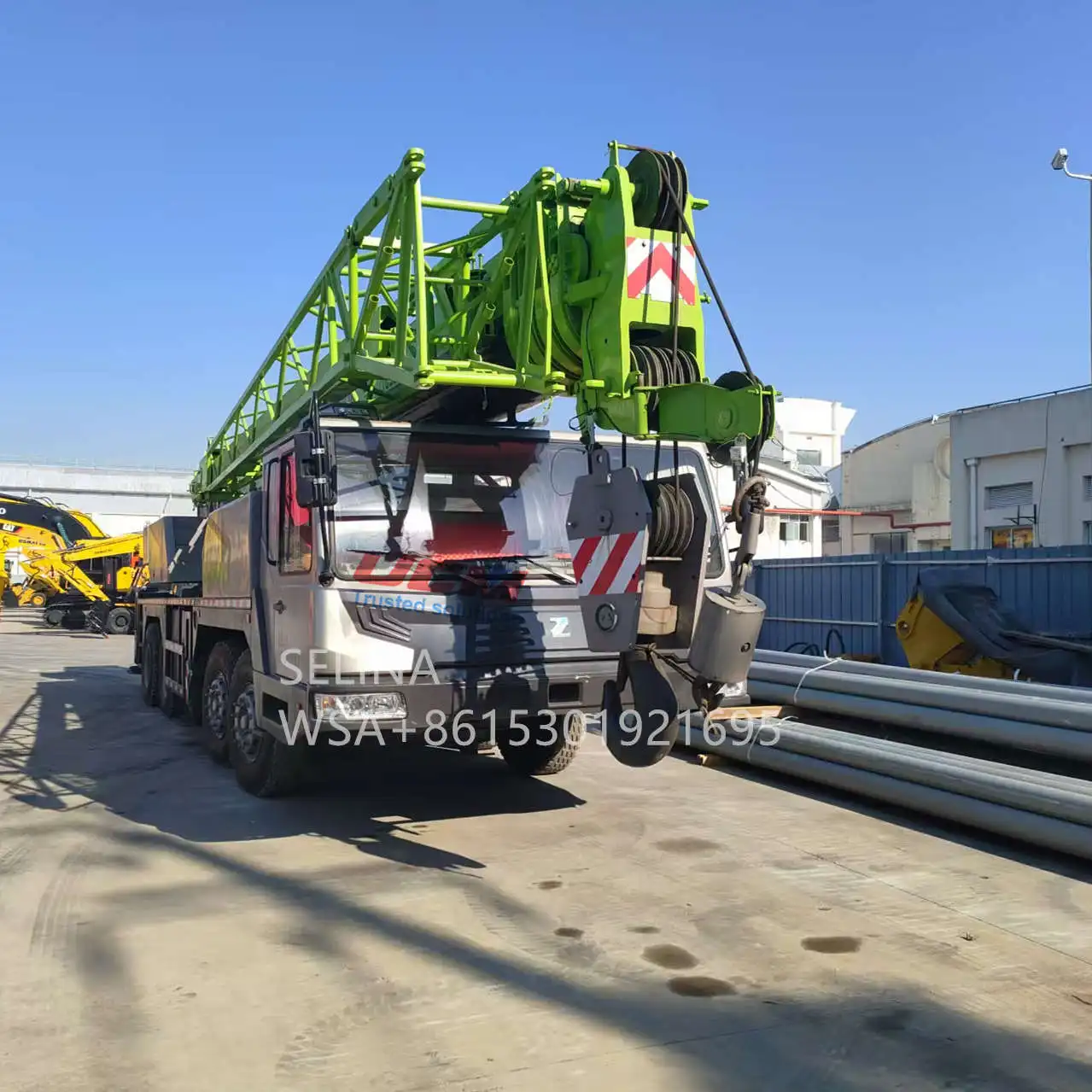Used 50 ton ZOOMLION QY50VF mobile crane zoomlion ztc500 with good quality for sale