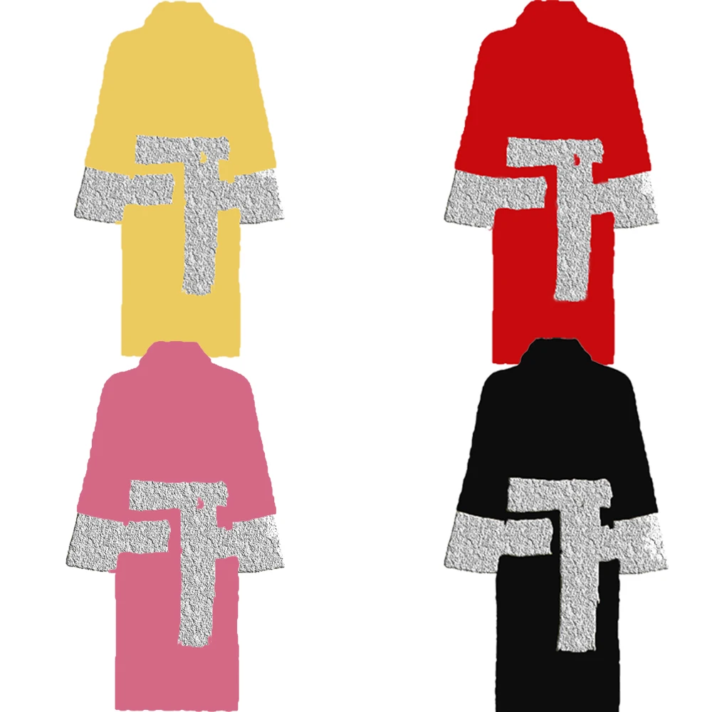 Банный халат, зимняя одежда для сна из 100% хлопка, роскошный брендовый жаккардовый халат из чистого хлопка