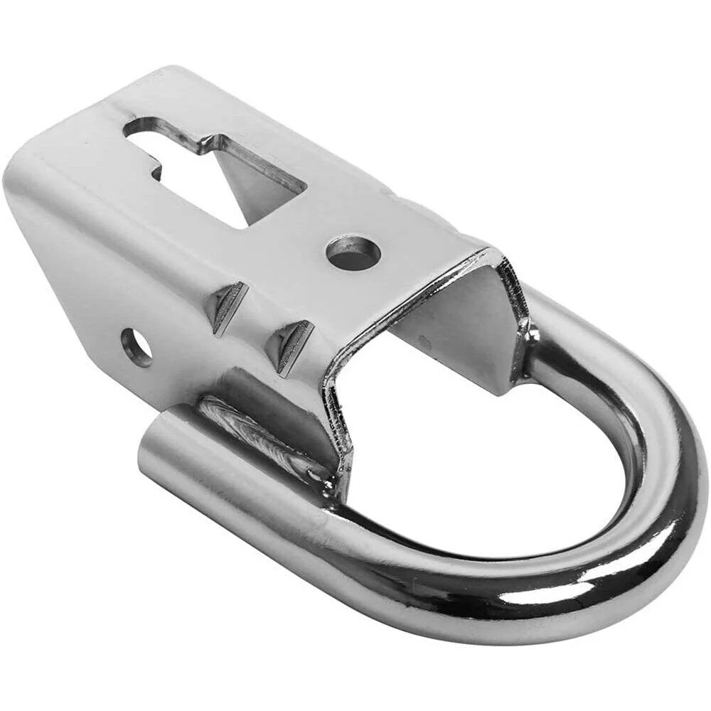 Хромированная пара буксировочных крючков с фурнитурой подходит для F-150 Ford F150 с 2009 по 2021