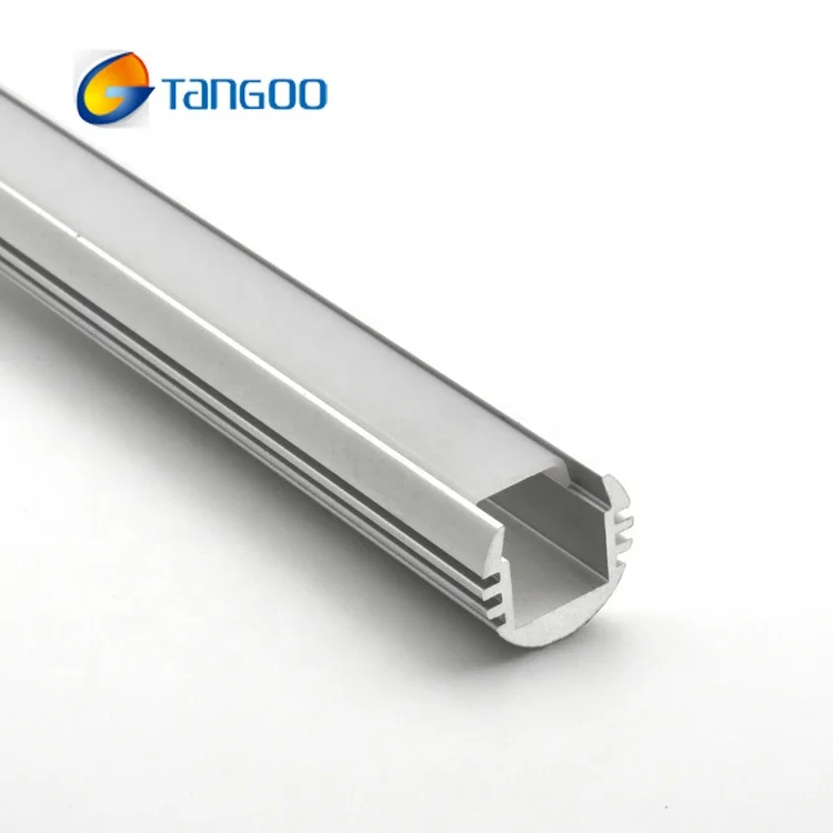 Wholesale Led Strip Enclosure Surface Mounted Circle Led Aluminium Extrusion With Diffuser Cover Led Channel Lighting