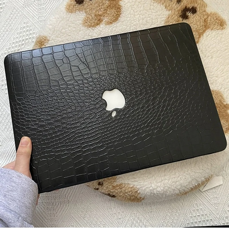 Crocodile Laptop Case For Macbook Air Pro 13 14 11 12 15 16 Touch Bar Plastic Hard Cover for macbook Pro 13 Laptop Sleeve