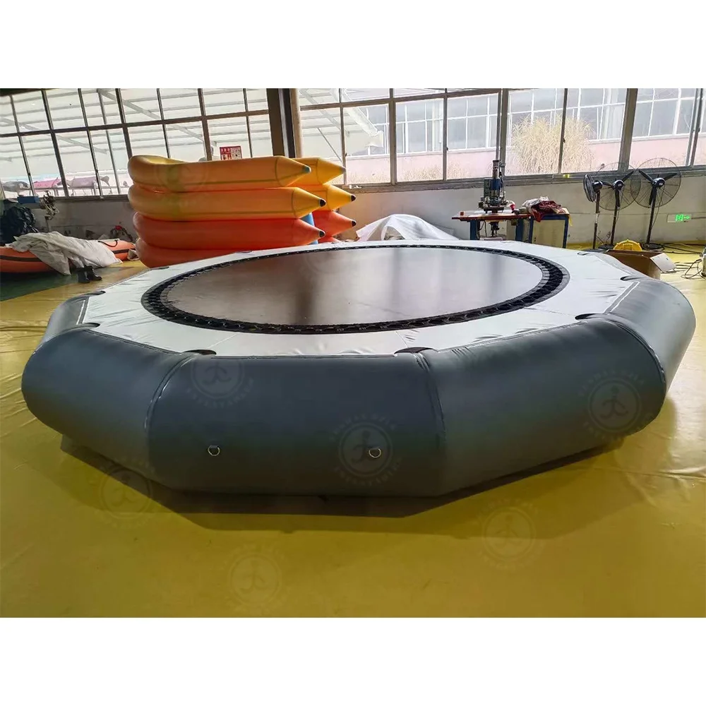 Floating Water Air Jumping Trampoline Inflatable Water Trampoline For Kids And Adults