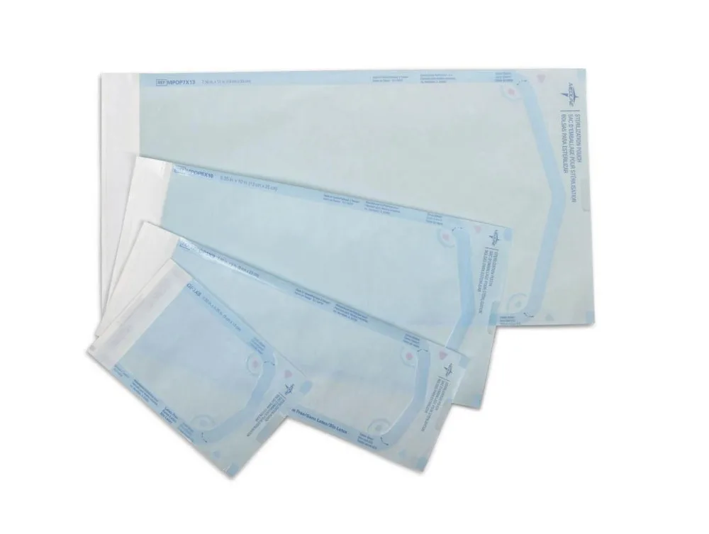 Autoclave Sterilization Medical Self Sealing  Pouch Sterilizer Bag for Dental Instruments Packaging