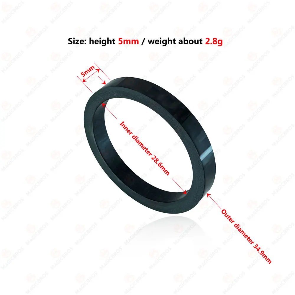 High Quality Mountain Bike Road Bike 5mm 10mm 15mm 20mm Bicycle Front Fork Headset Carbon Fiber Washer