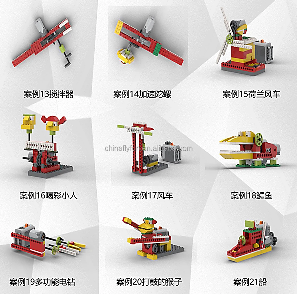 DIYmall 152PCS Educational and Dactas Series WeDo 1.0 Robotics Set Building Blocks STEM DIY Bricks Toys Gift With Storage Box