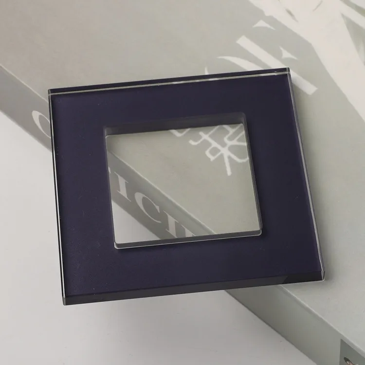manufacturer smart home custom tempered glass frame control switch panel