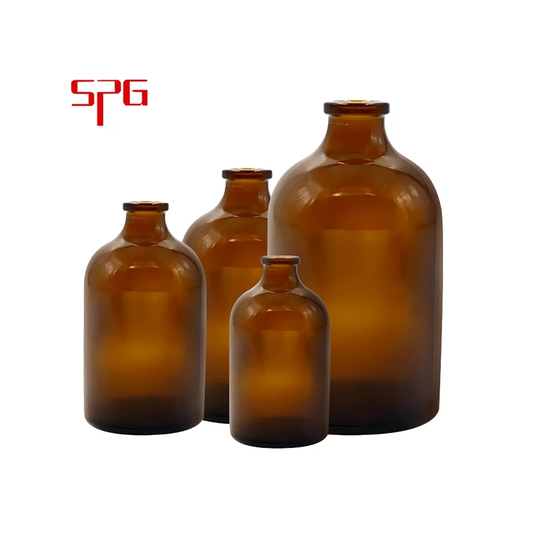 Shandong Pharma Glass Amber Glassware Bottle Usp Type Glass Vial