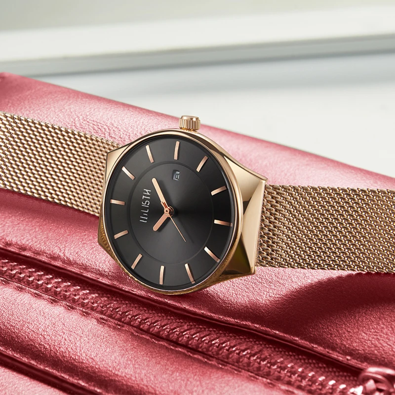 stainless net luxury ladies watch watch custom logo Hot selling high quality