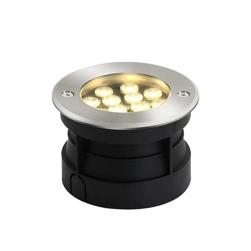 9W Adjustable Led Underground Light pool spot Inground Lamp Buried Lighting Led Outdoor Recessed underwater mini led light