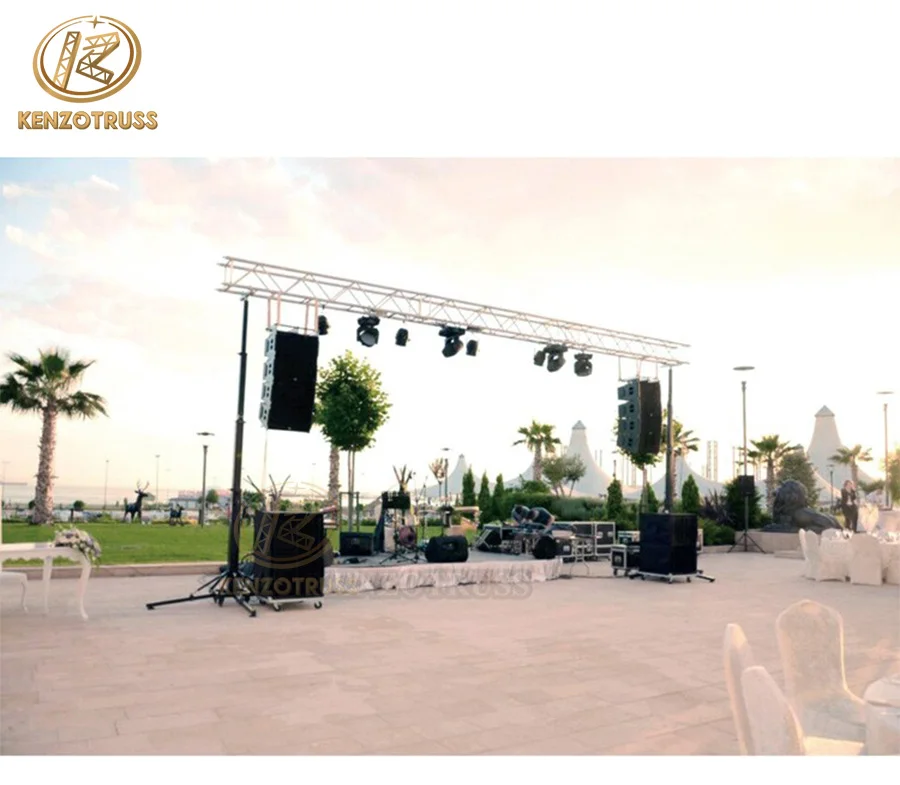 Aluminum Adjustable Height Speaker Stand DJ Lighting Stand Trusses for Events
