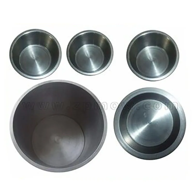high quality sintered molybdenum crucible for sale SG High purity tungsten carbide crucible cup/melting pot