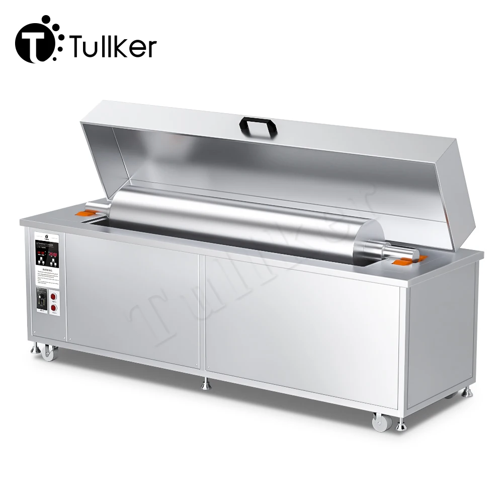 Tullker Anilox Roller Rolling Roll Flexo Ceramic Printing Machine Printer 40kHz 80kHz Industrial Ultrasonic Cleaner