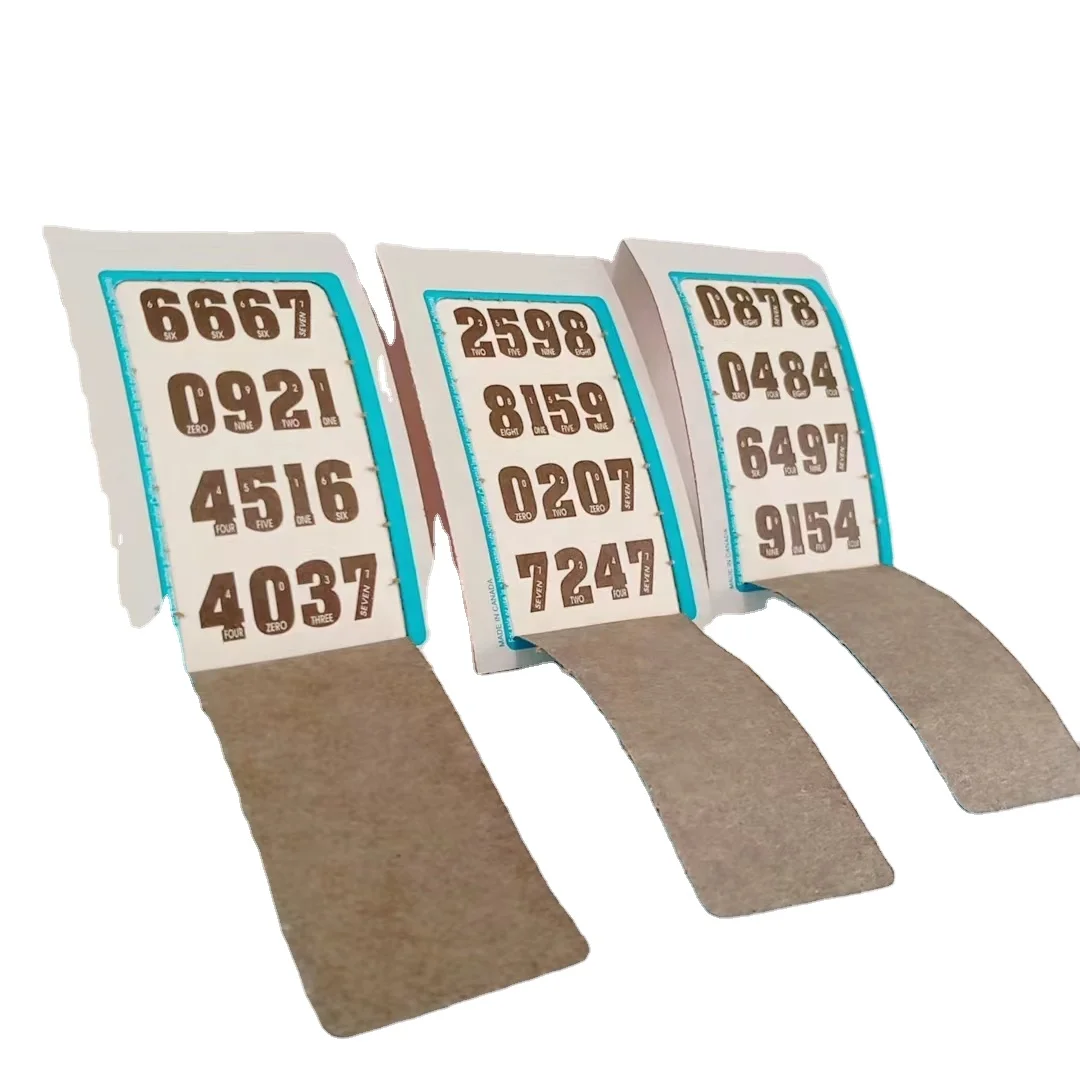 Print One Window Pull Tab Tickets Five Windows Pull Tab Bingo Tickets With High Payout