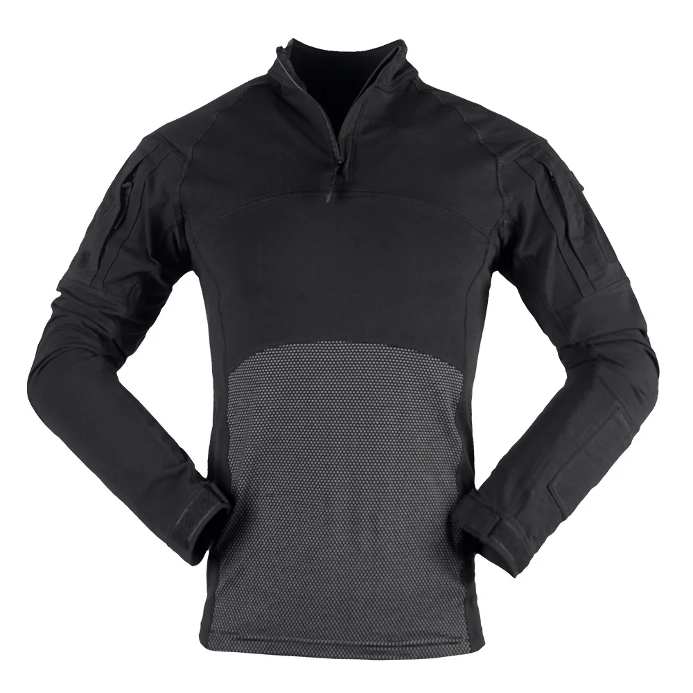 Long Sleeve Camouflage T-Shirt Men Summer RU Frog Jungle Tactical T Shirt Force Hiking Training Clothing