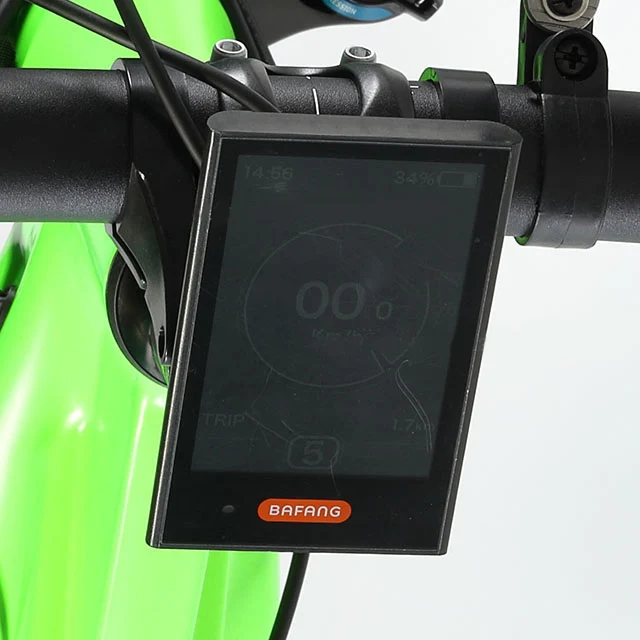 High Quality Soft Tail 48v 14Ah Lithium  Battery ebike bicycle mid drive downhill offroad Green electric mountain bike 29