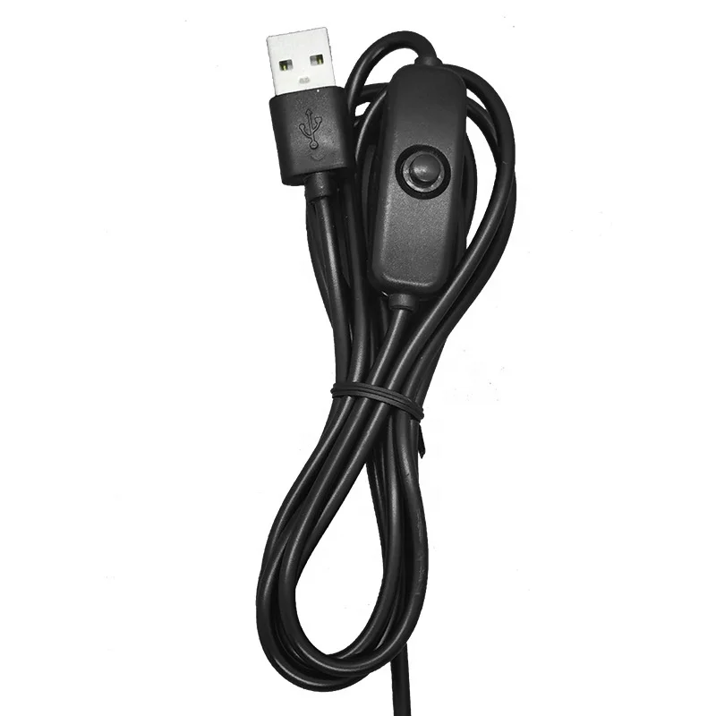 Wholesale USB Extension Cable 2-Pin Power ON/OFF USB Charging Cable with 501 Switch Open Wire Dimmer Controller