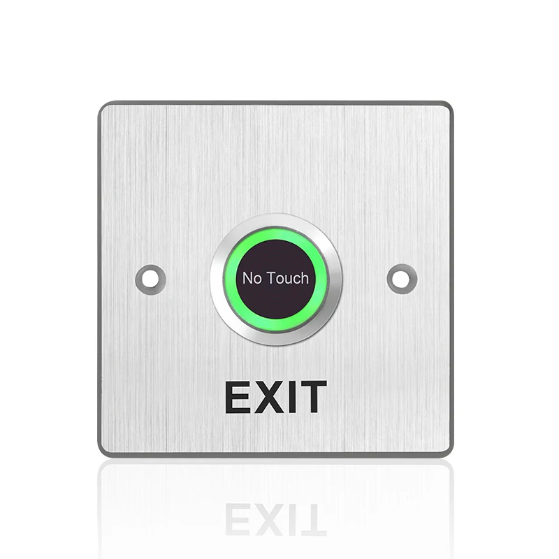 Original factory touchless exit button wholesale Stainless steel no touch exit button with dual light