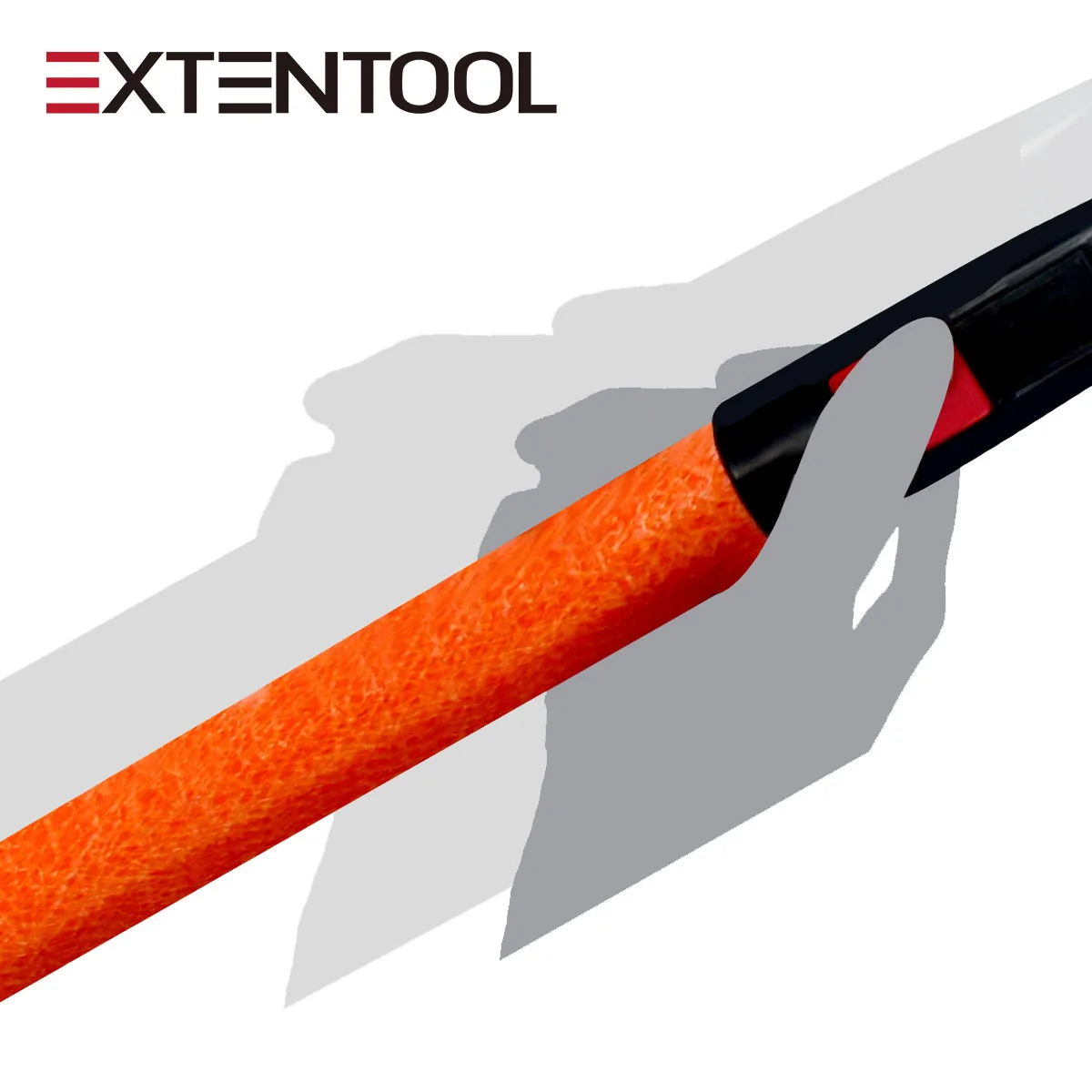 Extentool  hot  telescopic fiberglass handle stick insulation telescopic pole for cleaning gutters